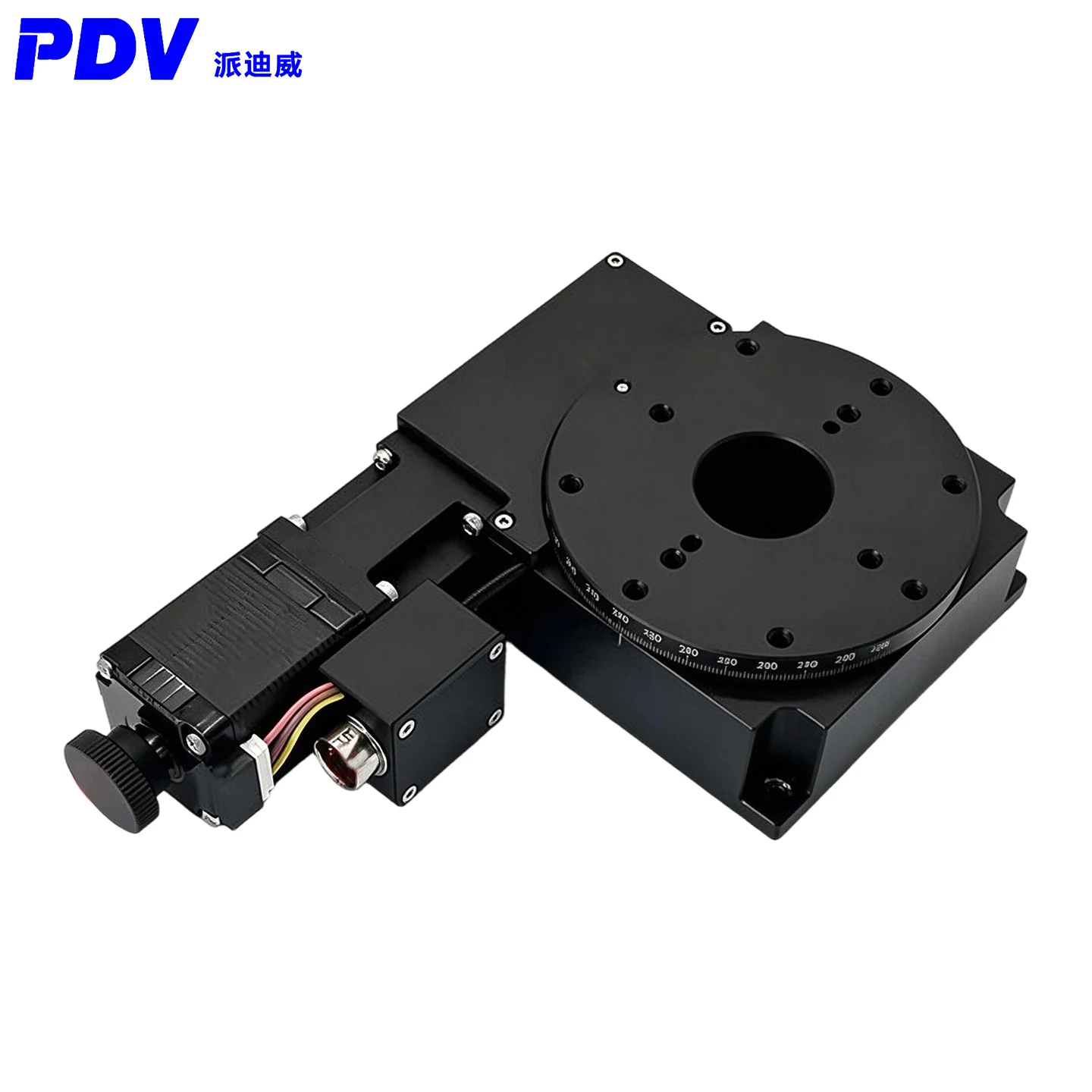 PT-SP60 R Axis High Precision Electric Rotary Table Stepper Motor Fine-tuning Displacement Stage