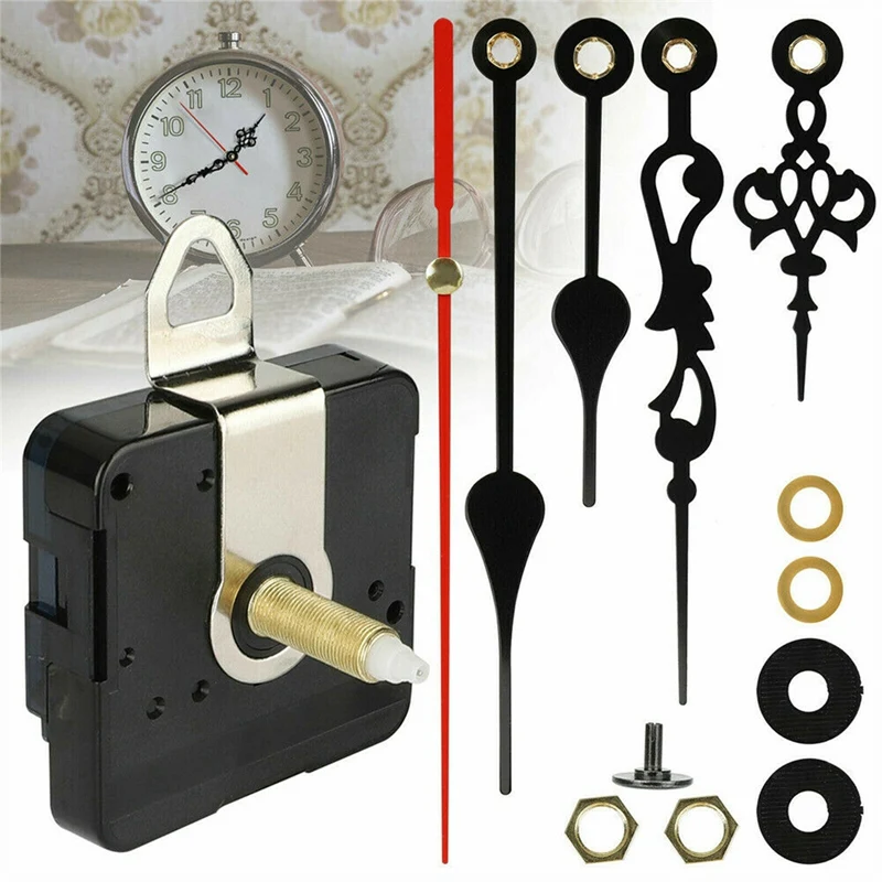 31MM Long Shaft DIY Quartz Clock Movement Mechanism Hands Wall Quartz Clock Repair Tool Parts Replacement Hot