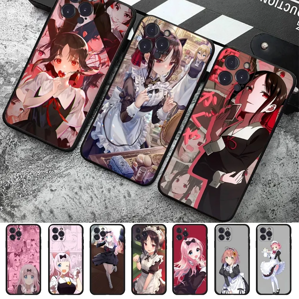 K-Kaguya-Sama Love Is War Phone Case For iPhone 15 6 7 8 Plus 11 12 13 14 Pro SE 2020 MAX Mini X XS XR Back Funda Cover