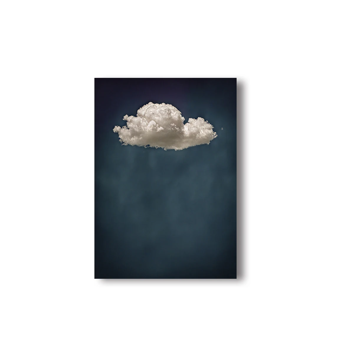Abstraktes blaues Wolken-Wandkunst-Poster, minimalistischer Himmel, maximale Kompromise, Leinwanddruck für moderne Wohnzimmer- und Heimdekoration, Geschenke