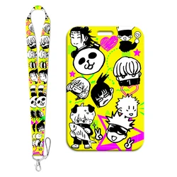 Satoru Gojo Lanyard for Keys Anime Neck Strap ID Card Badge Holder Phone Strap Key Chain Key Holder Key Rings Accessories Gift