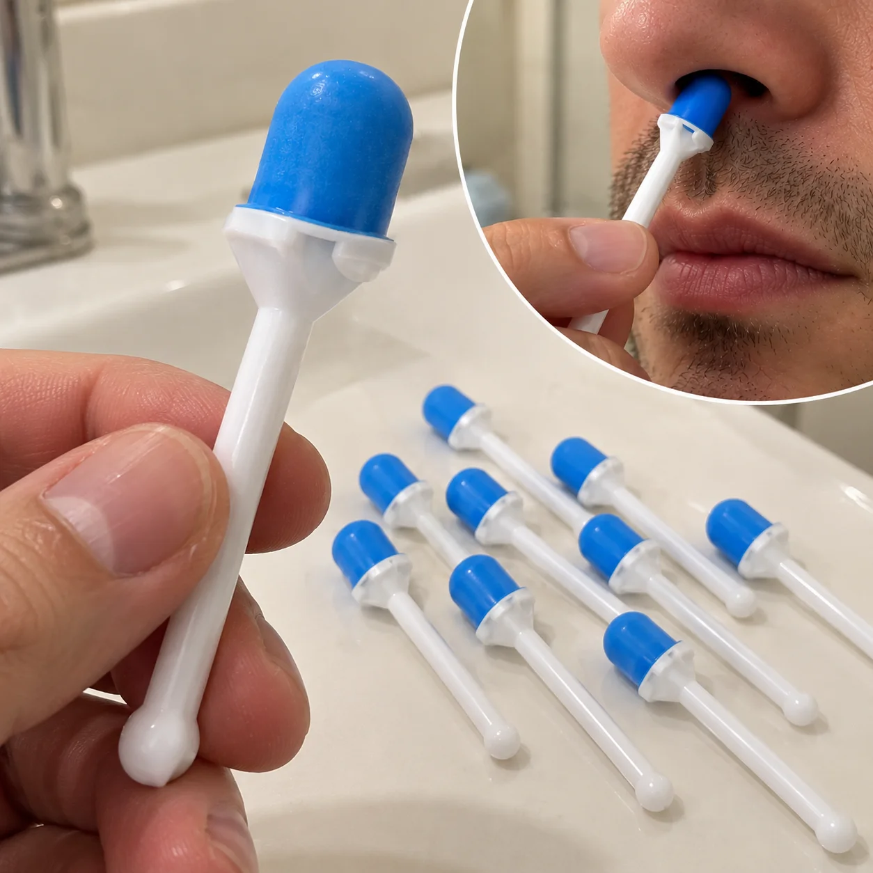 Integrated Disposable Nose Wax Sticks 10pcs Portable Nasal Hair Remover Kit Simple Operation Gentle Fast Nose Hair Grooming