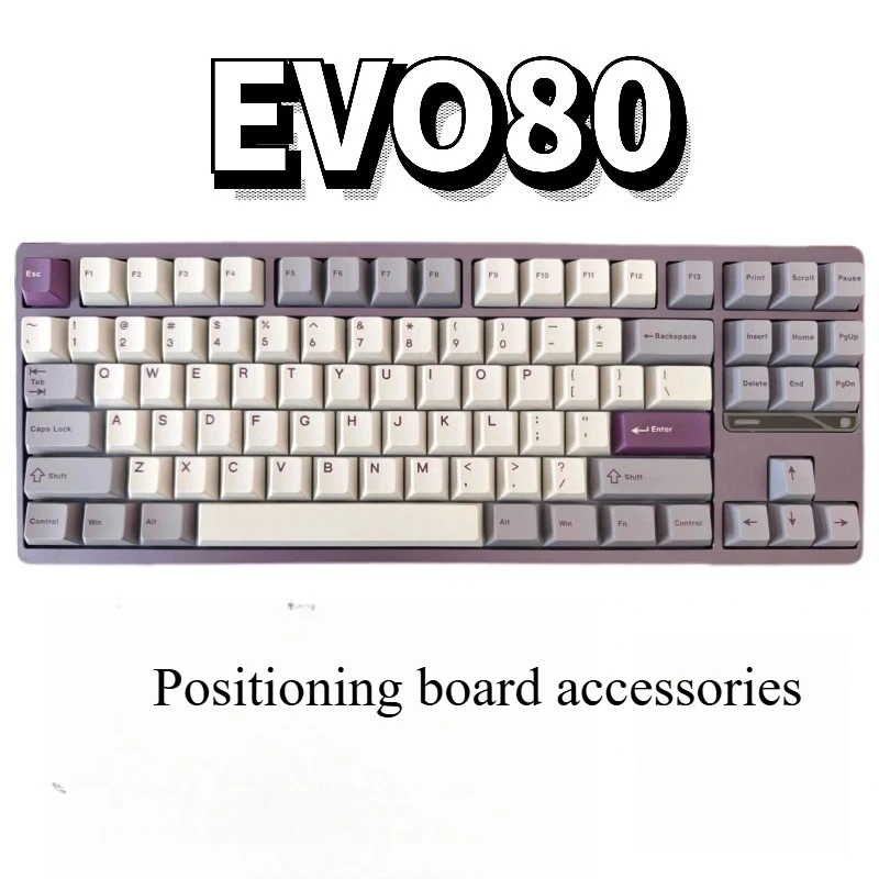 EVO80 Sound Pack Customization PORON Sandwich Cotton Bottom Cotton IXPE Shaft Pad for Mechanical Keyboard Accessories Gifts