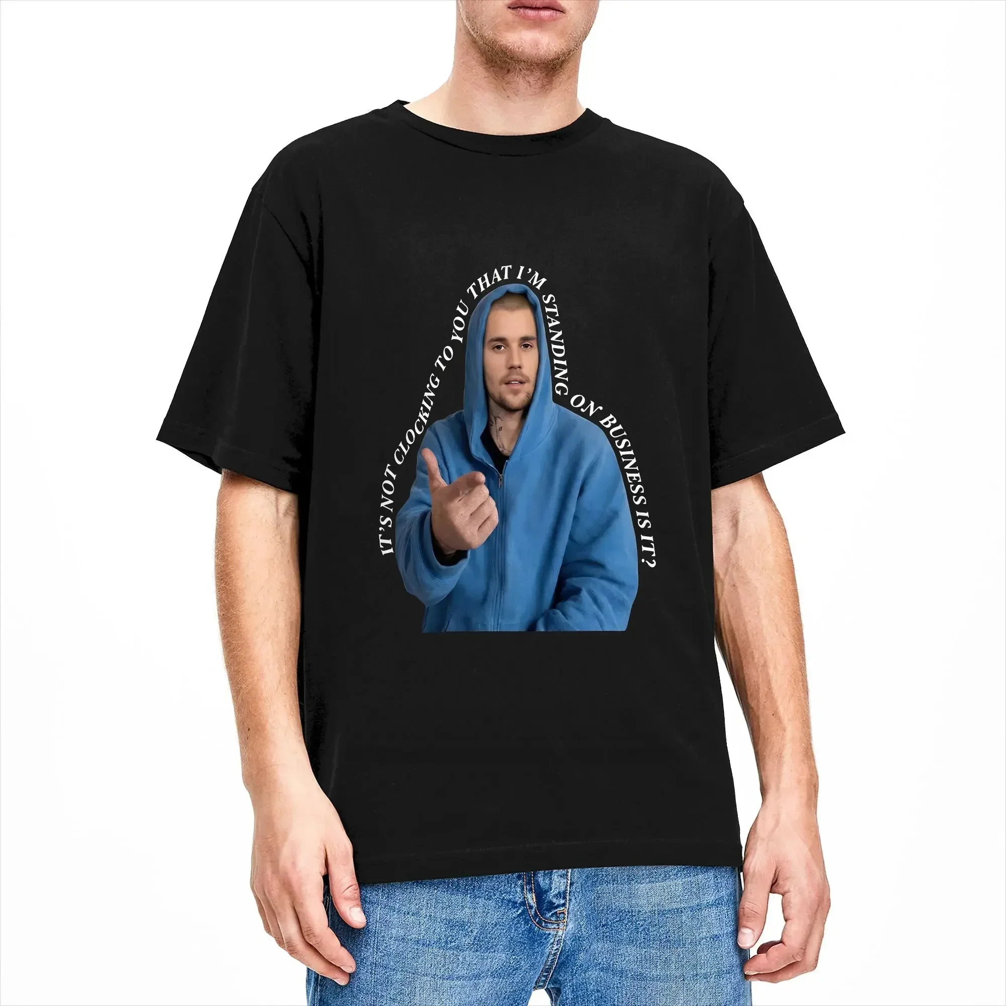Men's JB It's Not Clocking To You T Shirts  100% Cotton Clothes Vintage Short Sleeve Crew Neck Tees Original T-Shirt