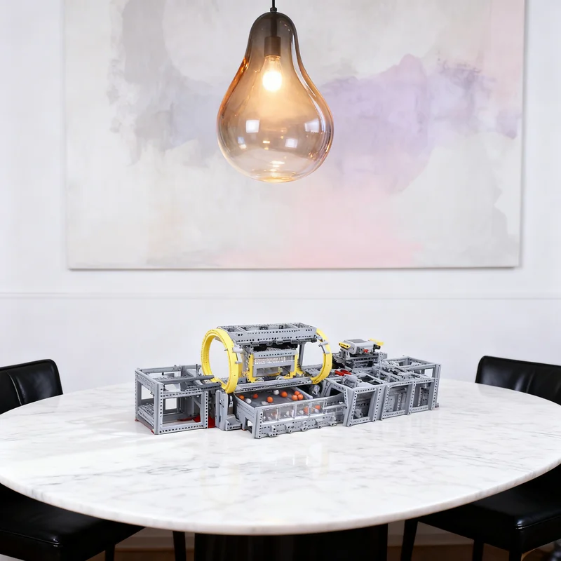 

5078pcs MOC Rotary Car Dumper By Takanori Hashimoto Technical Model Building Blocks Toy Gift Creative Display Collectible Desk