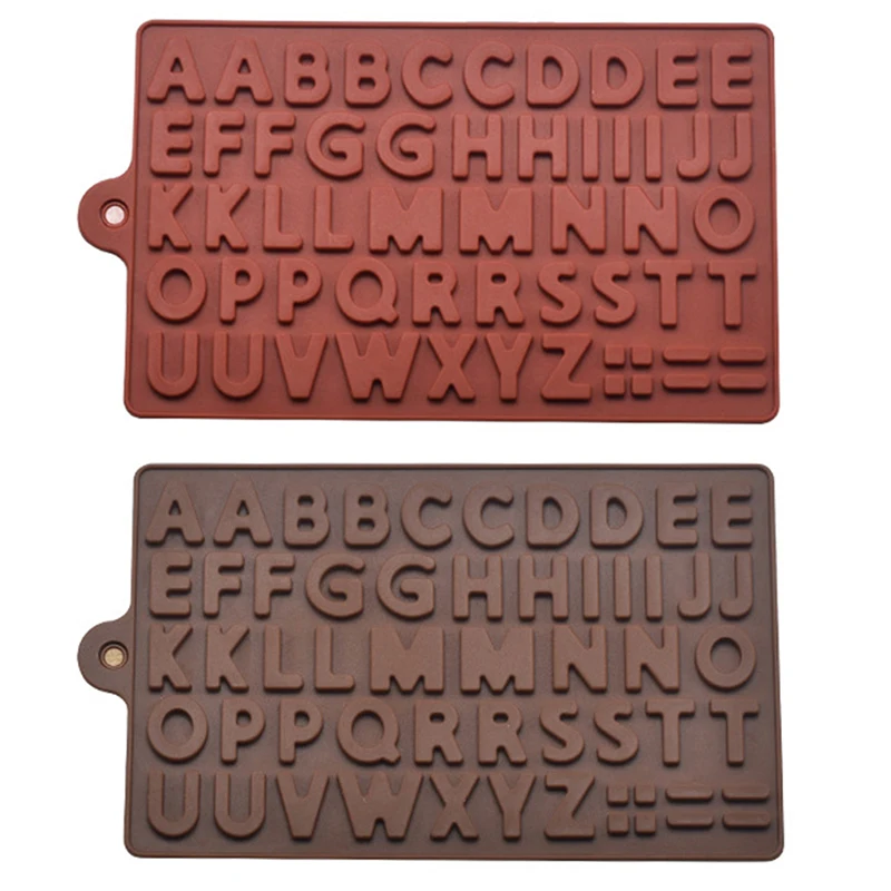 

1Pc Silicone 26 Letter Chocolate Baking Molds DIY Cake Decoration Candy Jelly Fondant Cookies Molds Kitchen Tools Accessories
