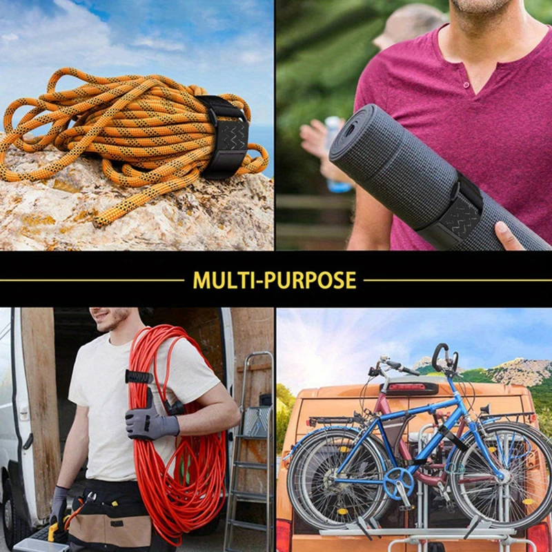 Luggage Straps Motorcycle Car Outdoor Camping Bags Straps Travel Accessories Adjustable Fastener Securing Cable Straps