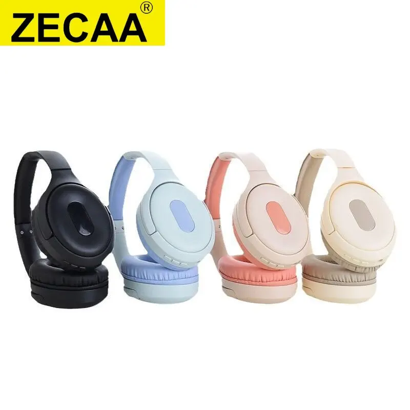 

ZECAA Foldable ANC Bluetooth Wireless Bass Sound Headphone 5.4 Head On Earphones Sport Video Game Bass Headphone