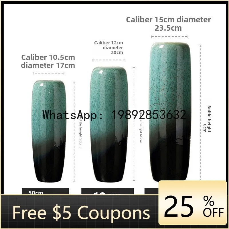 

Z4 Vase for Dried Flowers and Artificial Flowers, Simple Modern Hotel Decoration, Creative Vase for Living Room Display