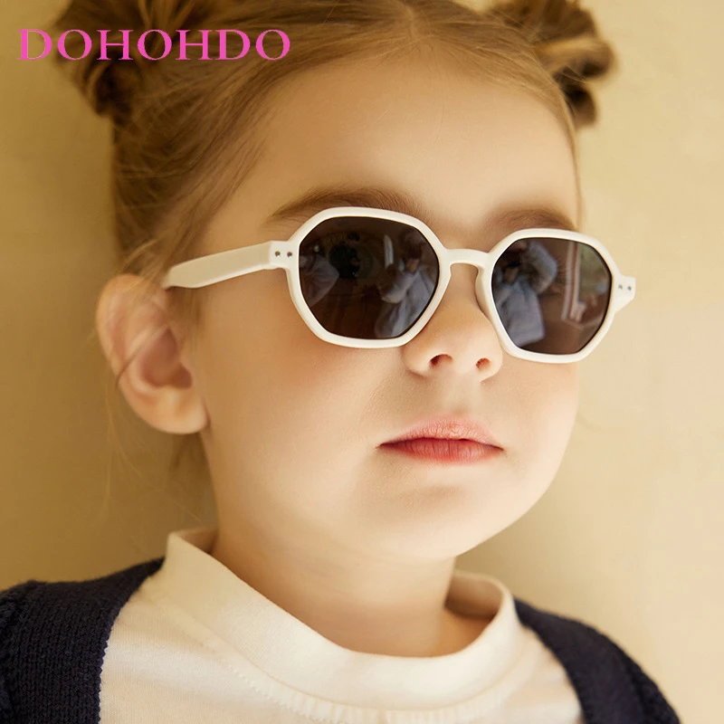 DOHOHDO Flexible Polarized Baby Sunglasses With Adjustable Strap For Toddler Newborn Infant Age 0-36 Months UV Protection