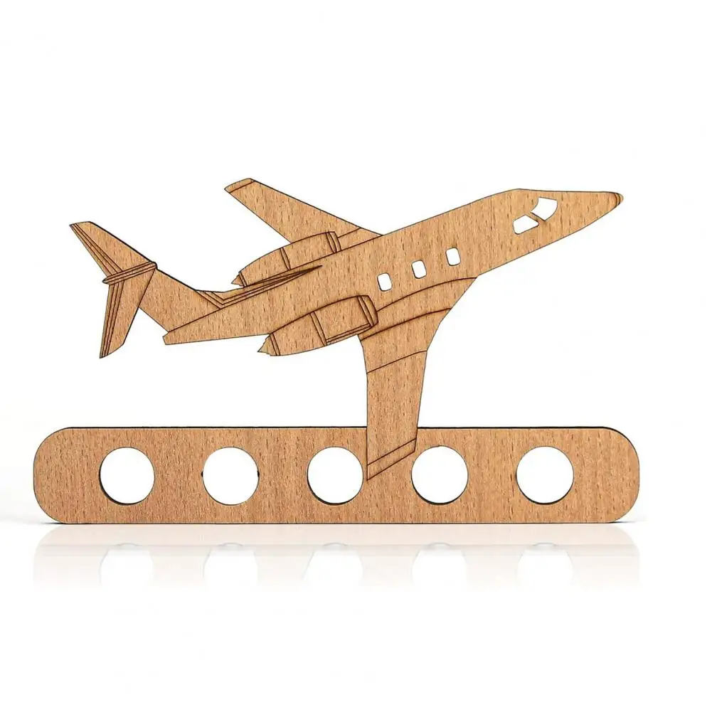 Wooden Money Holder for Gifts Wooden Airplane Money Gift Handcrafted Wooden Aircraft Money Holder Ornament Unique for Aviation