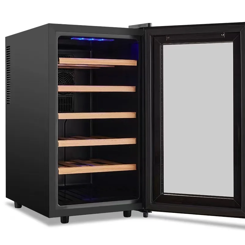 18-Pack wine cabinet, constant temperature wine cabinet, refrigerator, electronic refrigeration, air cooling, small household