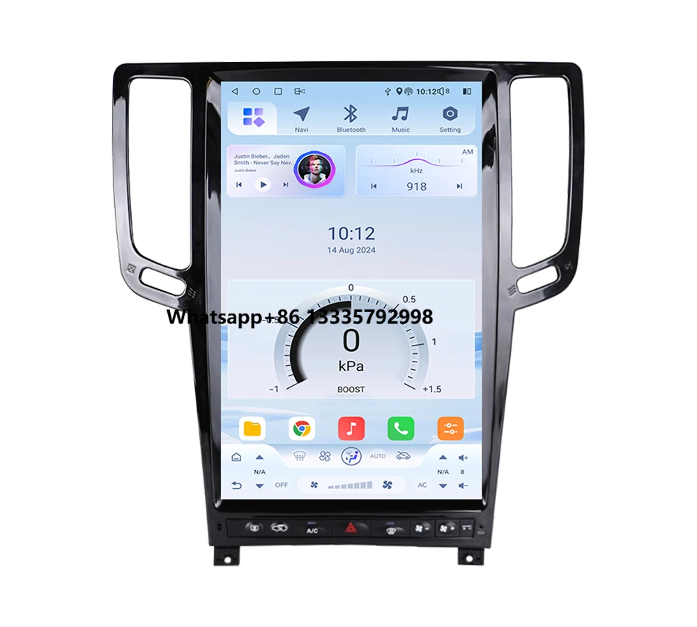 

Krando 14.5'' Car Navigator Android for Infiniti G37 G25 G35 2007-2013 Car Multimedia DVD Player Wireless Carplay Auto WIFI DSP