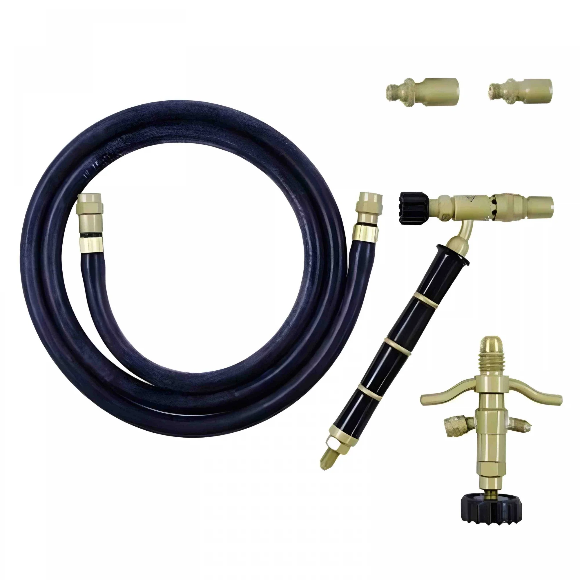 Adapter & Hose Jewelry Torch Kit Brazilian Precision Torch with 3 Nozzles for LPG Gas ORCA M75 CPL Dual-Outlet Gas Cylinder