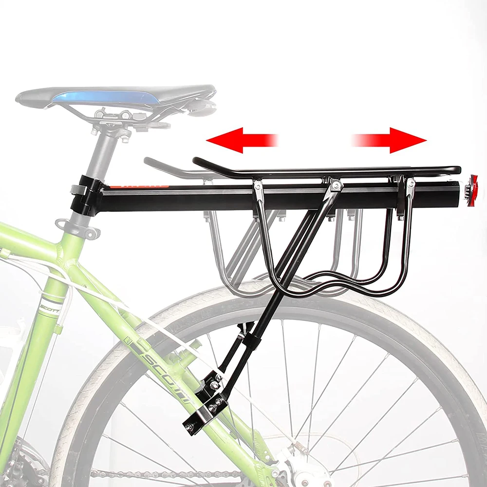 Bicycle Cargo Rear Rack Quick Release Bike Carrier Rear Rack Bike Luggage Cargo Rack Mountain Bike Pannier  Rack Most 165lbs