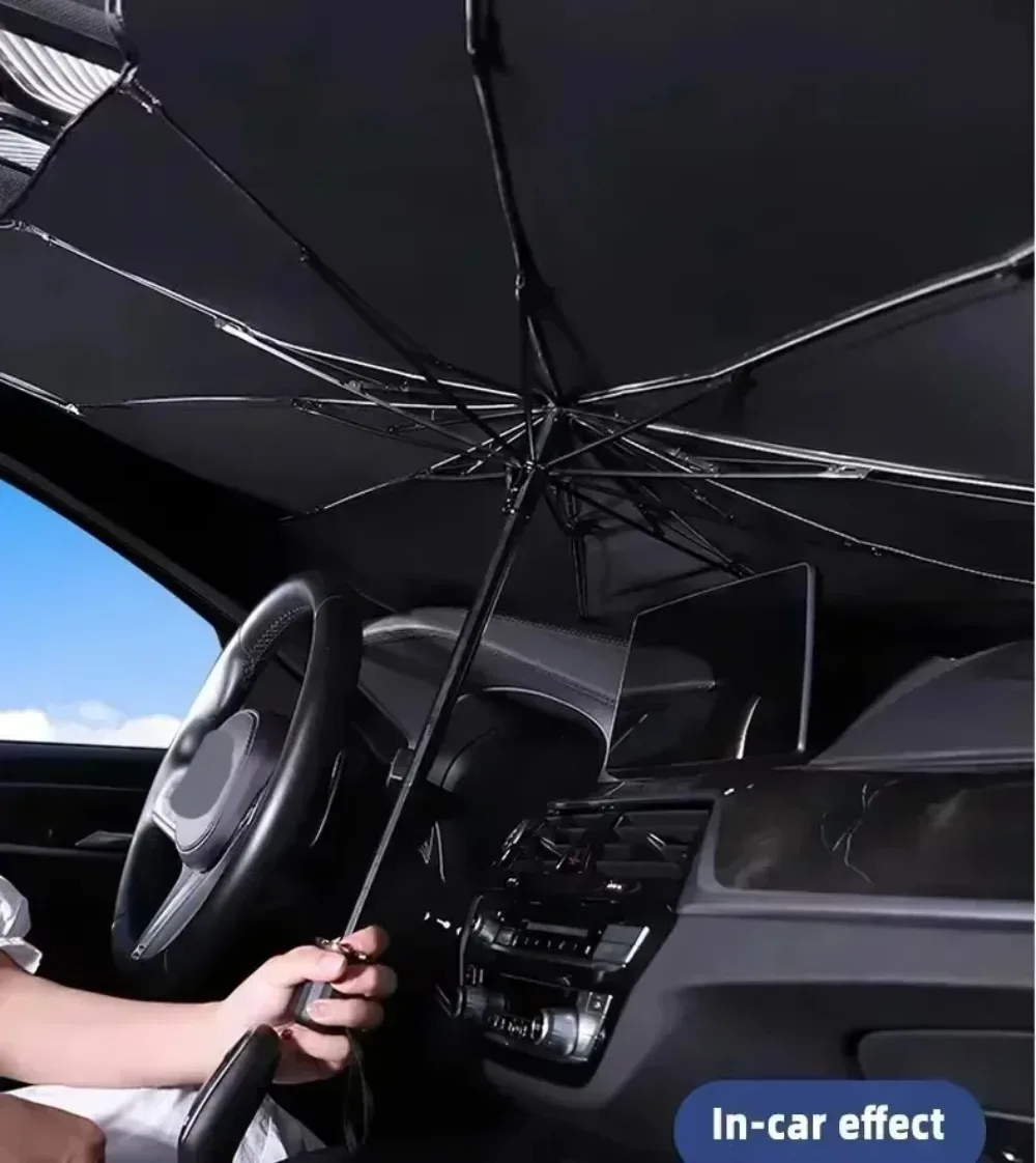 Car sunshade front windshield titanium silver thickened sunshade anti UV folding car sunshade car sunshade accessories