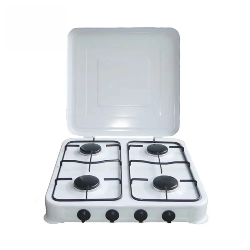 

4-Burner Gas Stove with Lid 4-Burner Gas Stove with Lid