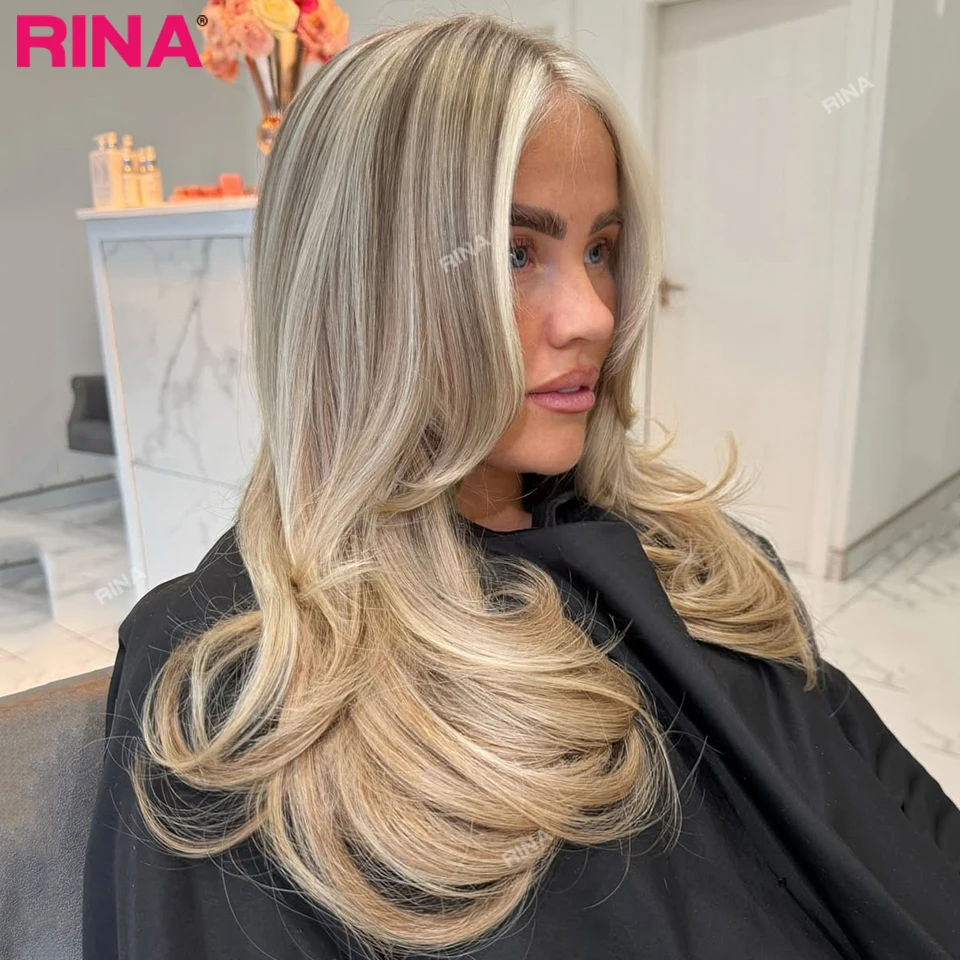 Ombre Ash 613 Highlight Blonde - 613 Blonde Body Wave Lace Front Wig review and price