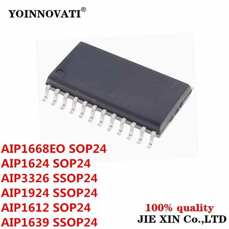 10Pcs AIP1668EO 1668EO AIP1624  AIP1612 SOP24 AIP1639 AIP1924 AIP3326 SSOP24 moduleset