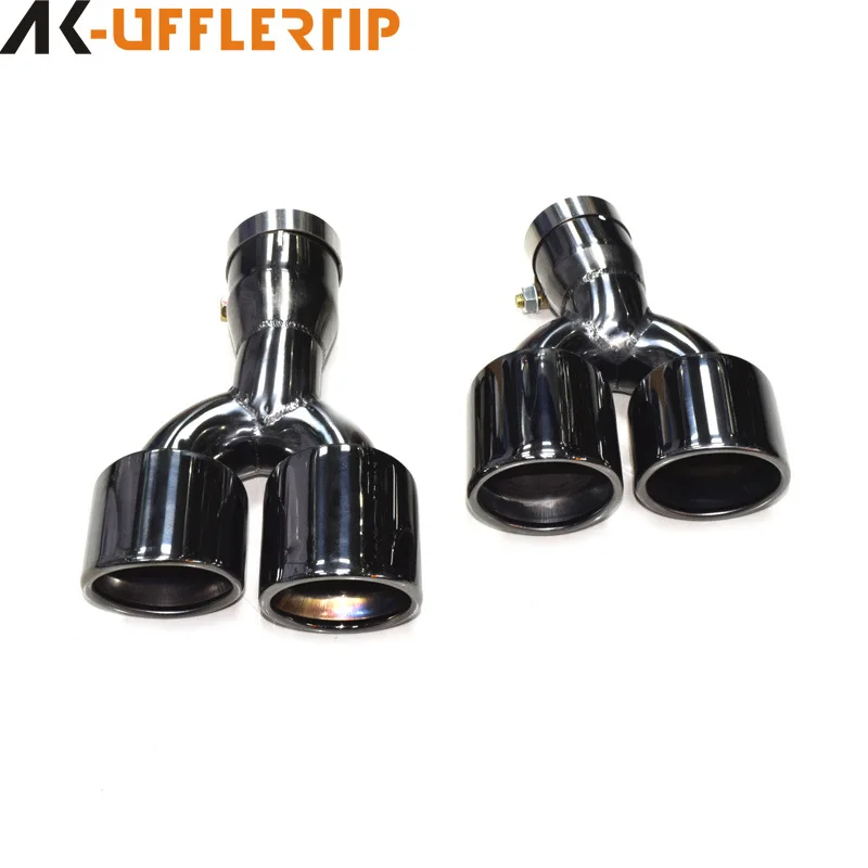 

Suitable for 18 to 20 BMW X3 exhaust pipe modified four-out stainless steel carbon fiber tail throat BMW X3 tail nozzle