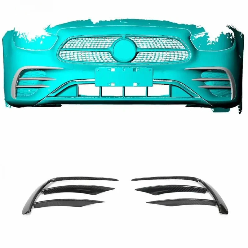 

W213 E260 Dry Carbon Fiber Front Bumper Air Vent Decoration Modelling Trim for W213 E300 2020