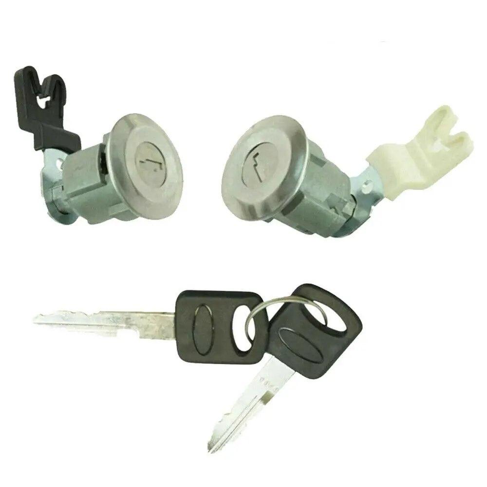 WXZOS 2Pcs Door Lock Cylinder W/Keys For Ford F150 1996 F250  F350 -1997