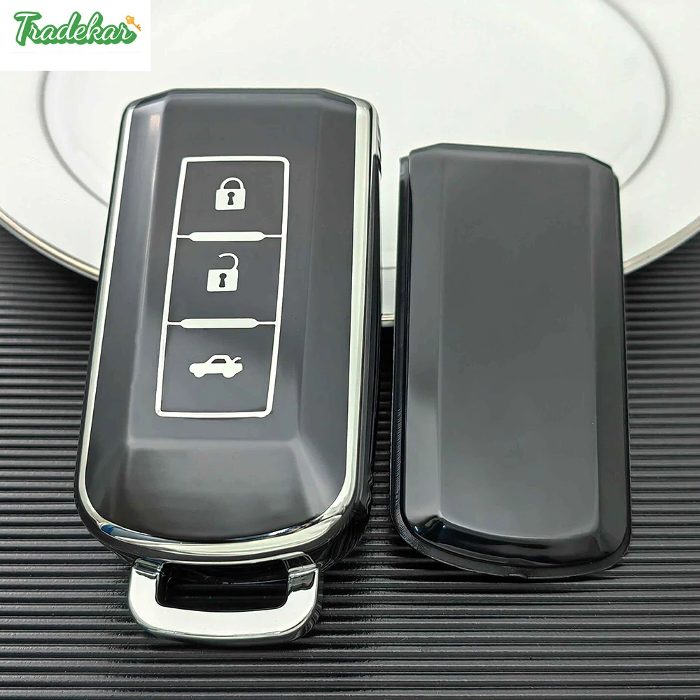 For Mitsubishi Outlander 2015 2017 Xpander Triton ASX LANCER Pajero Sport 3 2020G Eclipse Cross L200 Tpu Car Key Case Cover