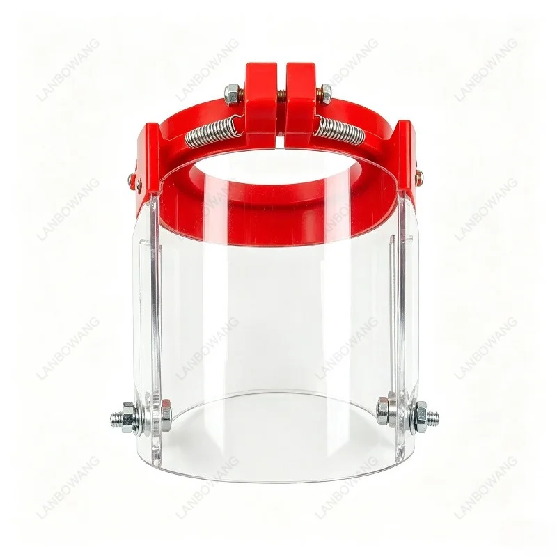 Bench Drill Plastic Eye Shield, Transparent Safety Protective Cover for Drilling & Milling Machine, Sleeve Guard Accessory
