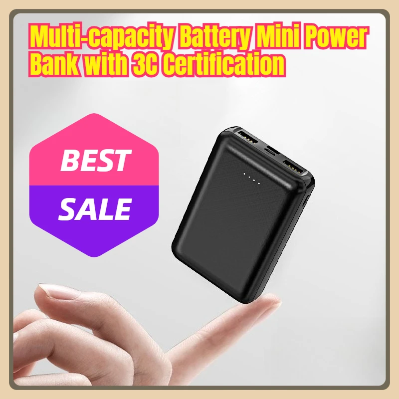 

Multi-capacity Battery Mini Power Bank with 3C Certification