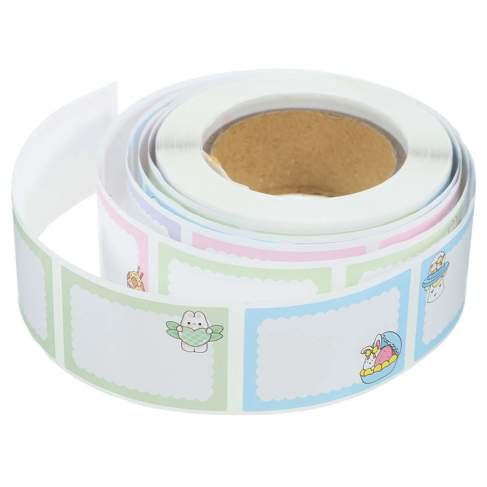 

1 Roll Name Stickers Paper Self Adhesive for Daycare School Classroom Water Bottles Lunch Boxes Storage Name Labels