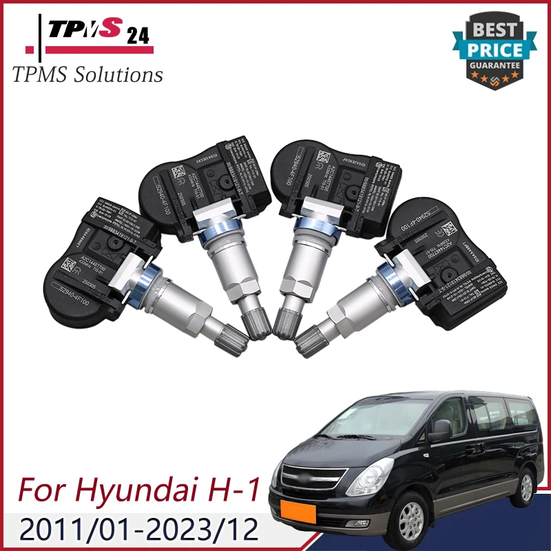 52940-4F100 433MHZ Reifendruck Monitor Sensor TPMS 529404F100 Für Hyundai H-1 2011-2023 Grand Starex 2015-2020 Starex 2007-201