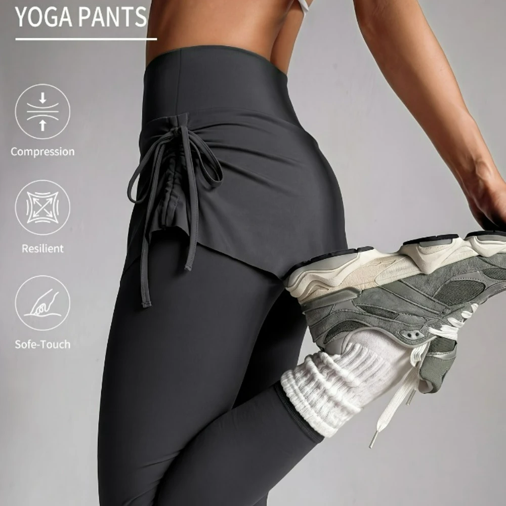 Women Two Piece Style Pants New Easter Style Pants High Waist with Shoulder Straps and Pleats