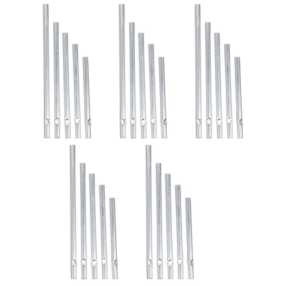 15PCS Aluminum Wind Chime Tubes Fine Workmanship Metal Pipes for Patio Garden Yard Decoration Kids Craft Wind Chime