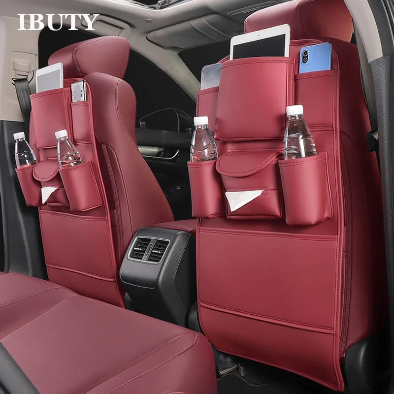 

For Exeed RX VX 2024-2025 Accessories Car Storage Pocket Seat back Storage Bag Multi-function Organizer Rear Row Anti-kick Pad