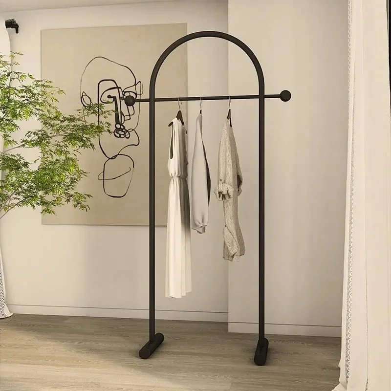 Hanging hanger floor to bedroom corner coat rack indoor hanging hanger storage rack floor pole type clothes rack for home