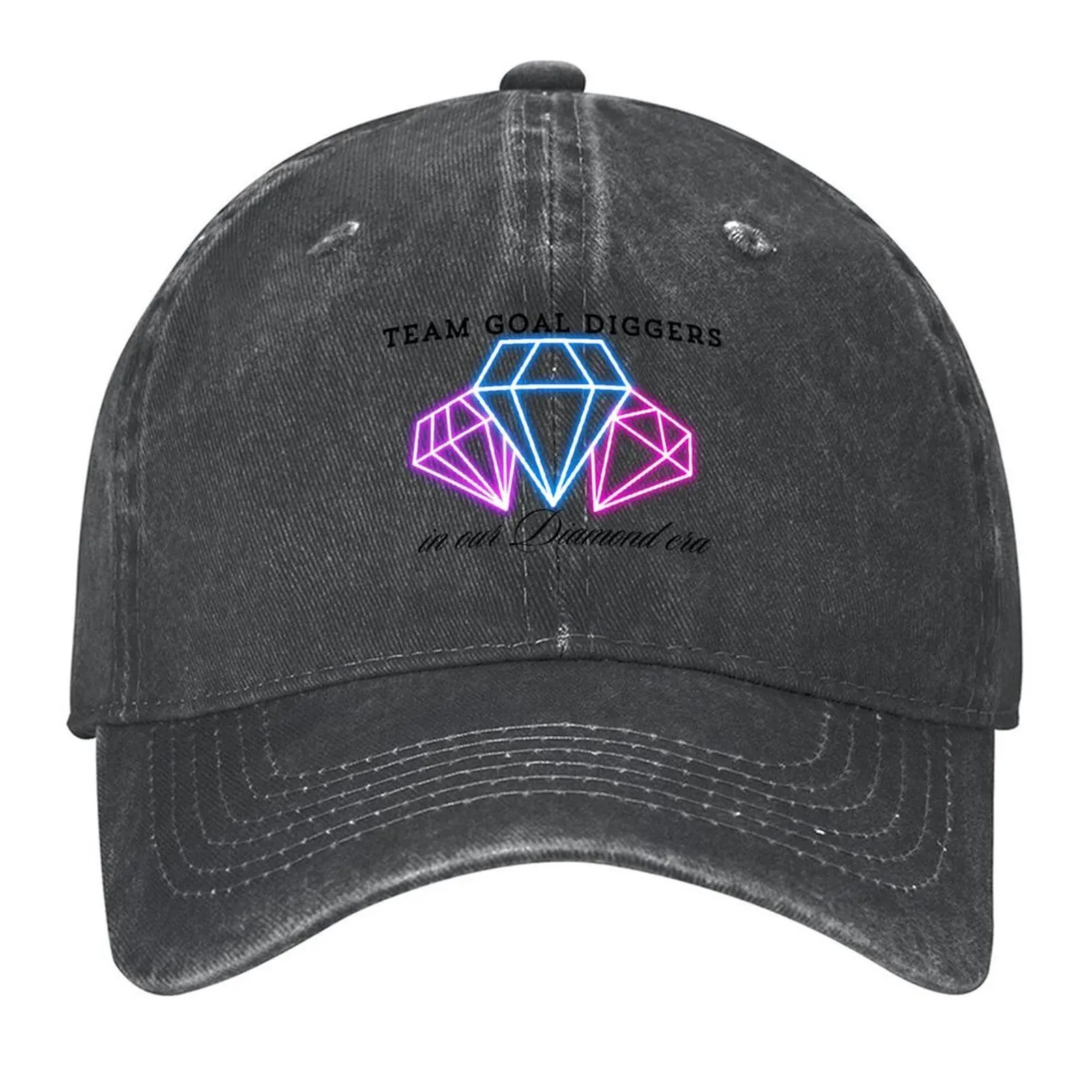 

2026 Team Goal Diggers - Diamond Era Version 2 Black Font Baseball Cap Sun Hat For Children Anime Sun Cap Golf Luxury Woman Men'