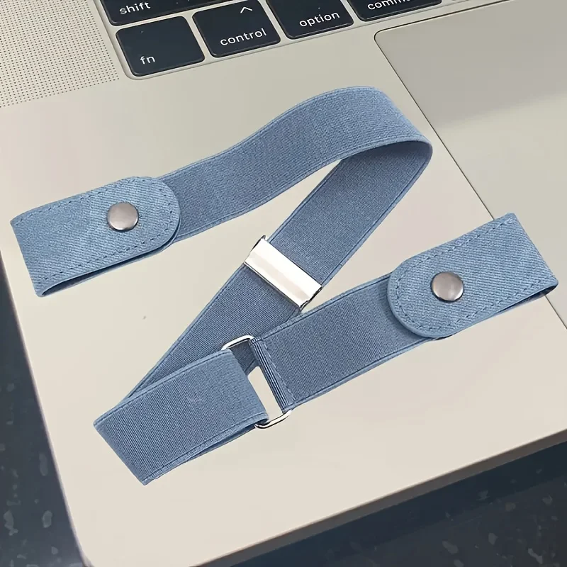 3 peças, cinto jeans neutro ajustável, adequado para uso casual e formal, lavável à mão, pares com vestidos | Cinto amigável para viagens