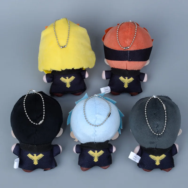 10cm Mashle Magic and Muscles Plush Toy KeyChain Pendant Muscles Lemon Lance Dart Action Figure Soft Bag Pendant Gifts