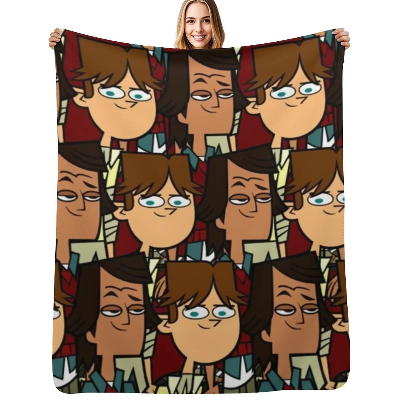 

Total Drama: Cody/Noah Throw Blanket Soft Bedroom Blanket for Night Sleeping