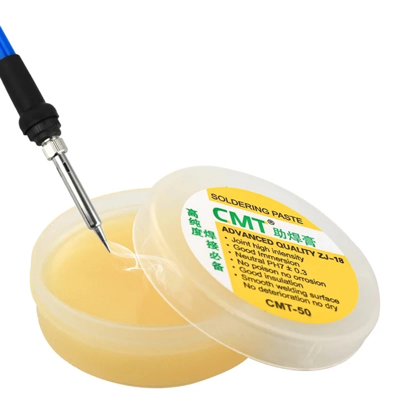 NEW CMT ZJ-18 50g 80g  Yellow paste Advance Quality Solder Flux Soldering Paste High Intensity Free Rosin Paste Welding Gel