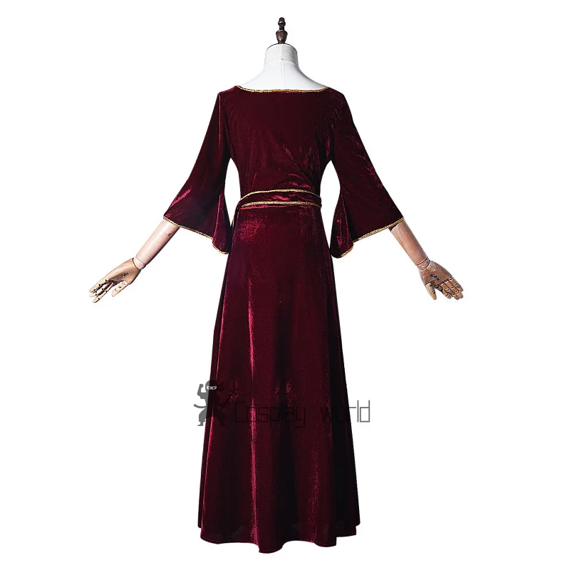 Vestido de madre enredada de película Gothel, disfraz de Cosplay, traje de Halloween, disfraz de Carnaval para mujeres adultas y niñas