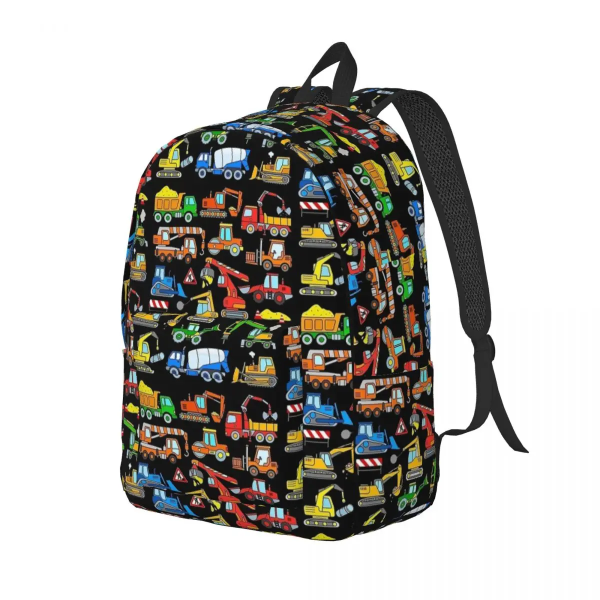 Escavadeira Design Construção Caminhão Mochila para Crianças, escola estudantil Bookbag, mochila, jardim de infância primário saco, durável