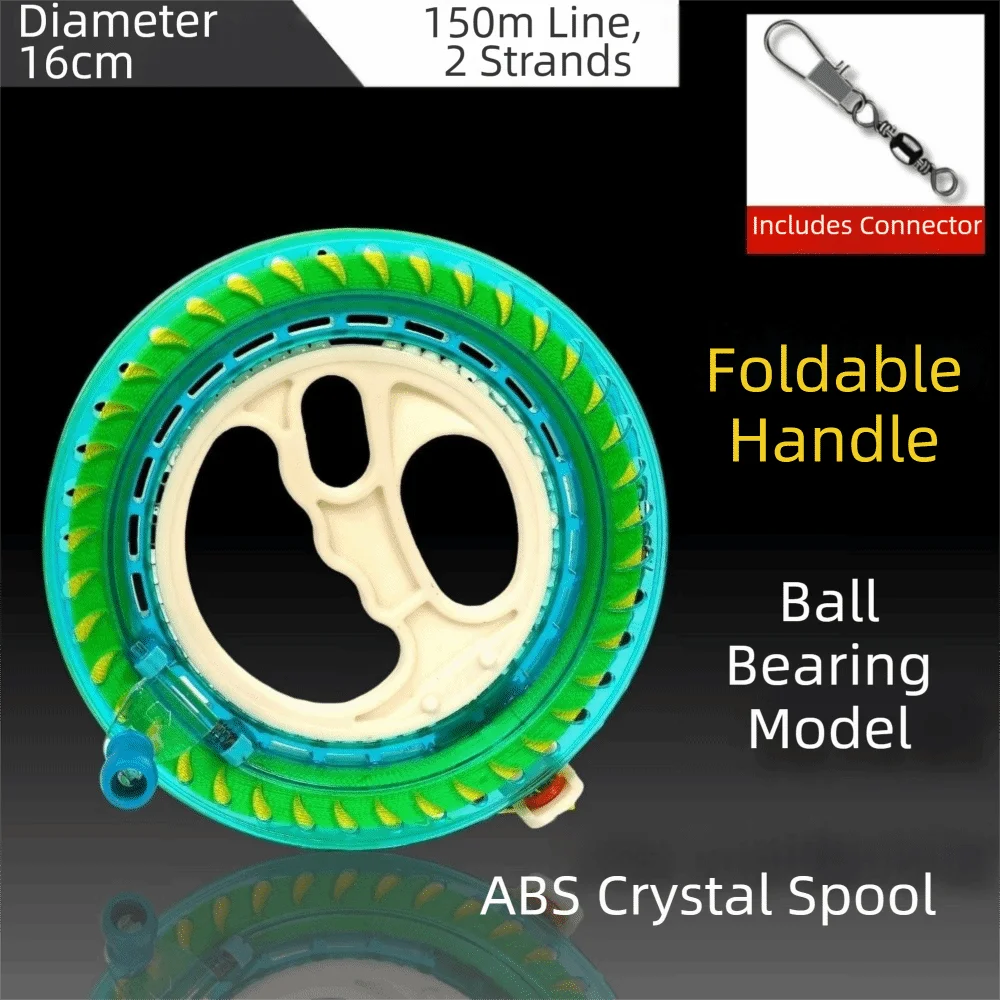 

150/300/400/500M Kite Reel Winder with Line Plastic Flight Handle Tools Flying Tool Winder Durable Professional