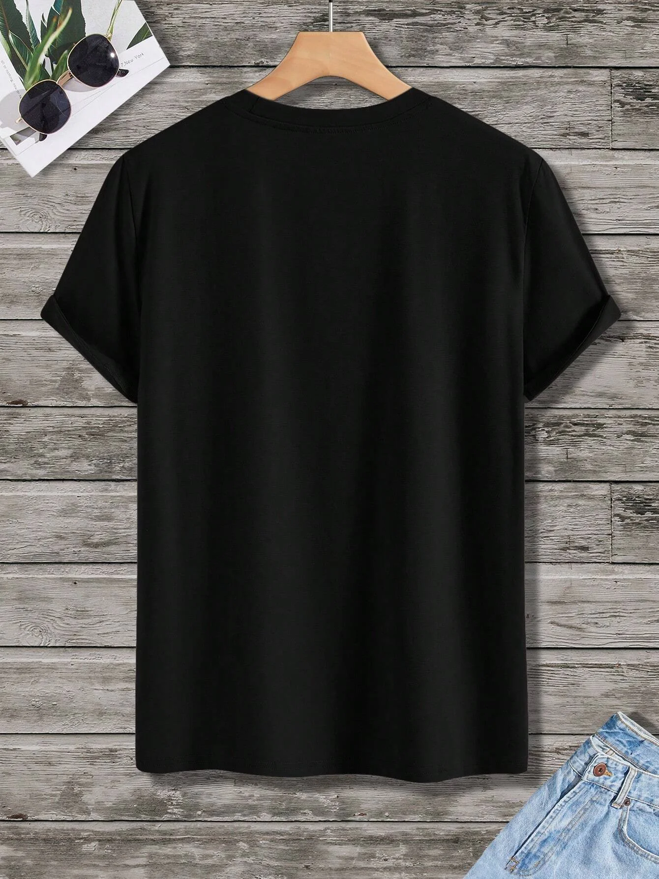 Men's 100% cotton summer loose fit DREAM Letter printed slim fit casual sports round neck short sleeved T-shirt top image 4
