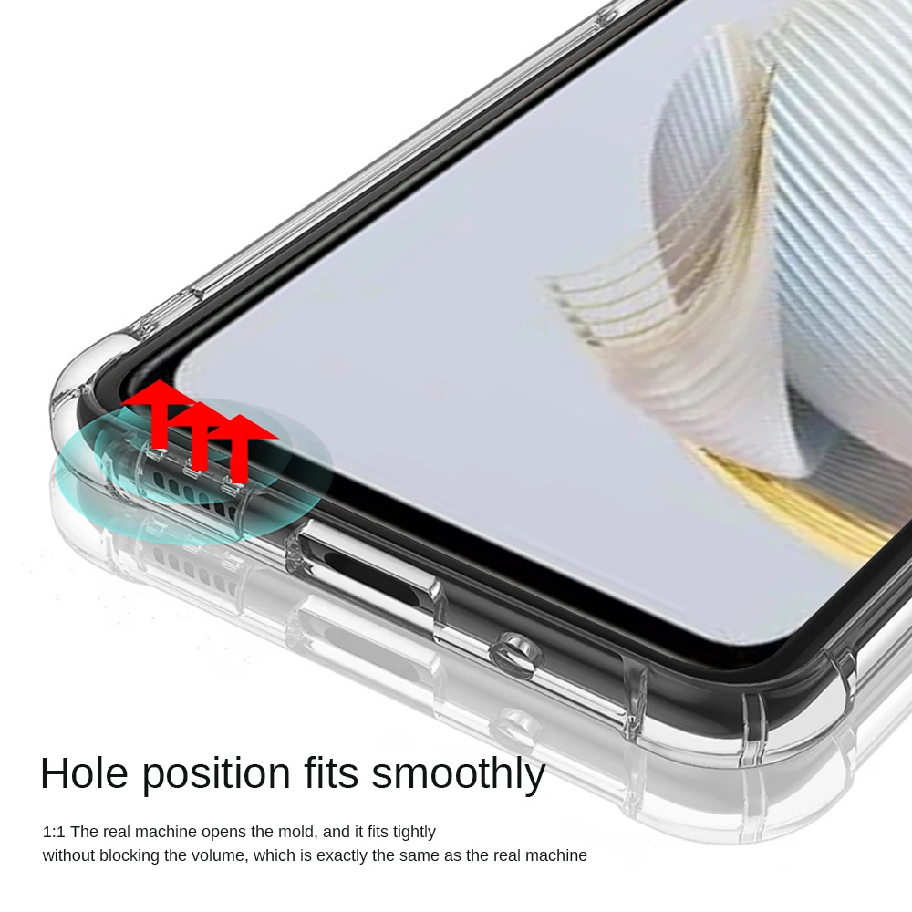 Transparent Air-bags Shockproof Coque For Huawei Nova 10 SE Armor Cover Capa On Hauwei Huawey Nova10SE 4G Case Anti-Knock Fundas