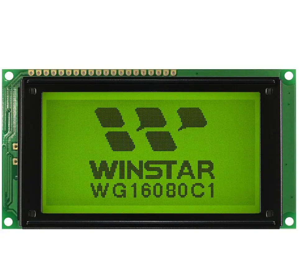 WG16080C1-YGH-VZ WINSTAR Graphic 160x80 LCD Display 2.96