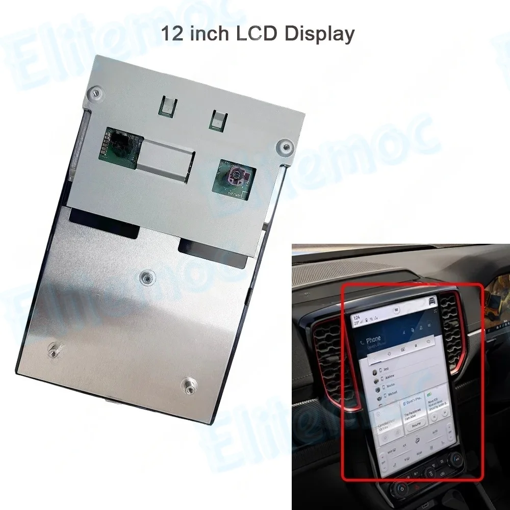 

12” LCD Display Screen For SYNC 4 Ford Edge Ranger 2022-2024 Radio Navigation Replacement
