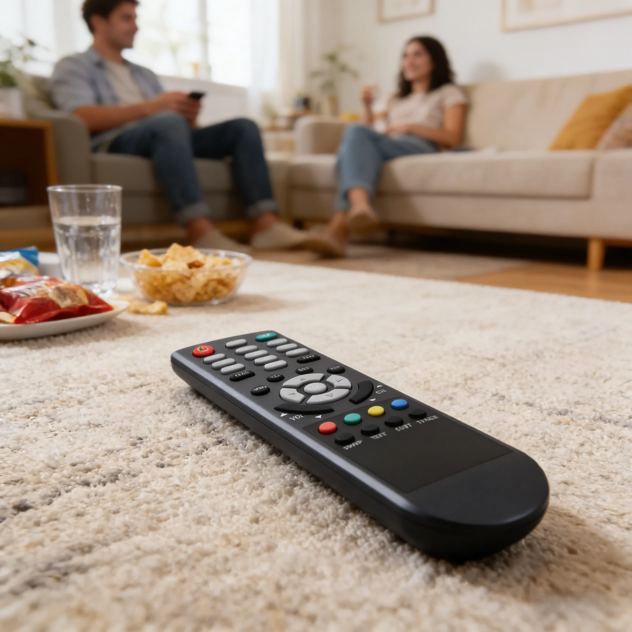 Replacement Remote Control for Grundig Freeview Set Top Box GUD1500XI2 GUD1500X12 Receiver Controller