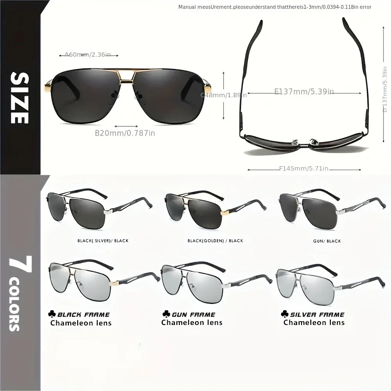 Fashion Gradient Sunglasses for Men Big Frame Pilot Sun Glasses Design Anti-reflective Lunette De Soleil Homme UV400