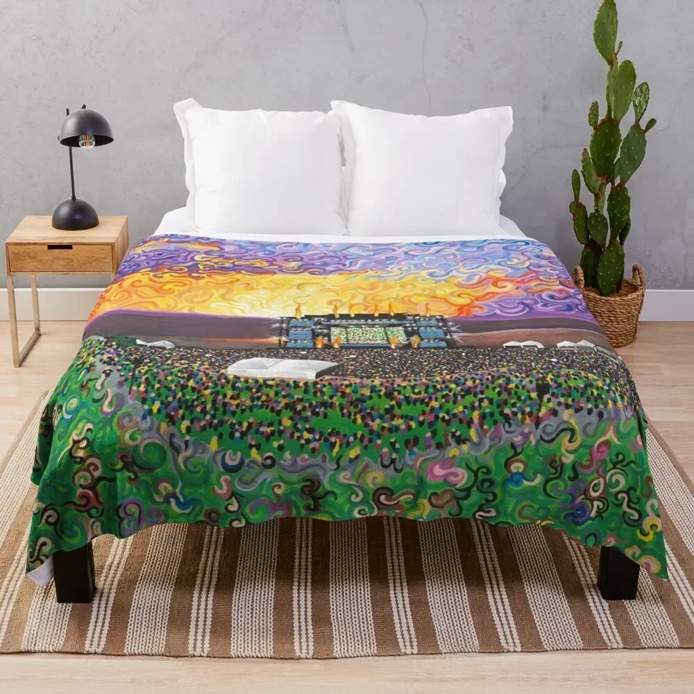 

Gorge Amphitheater Throw Blanket Multi Use Warm Blanket for Living Room Bedroom